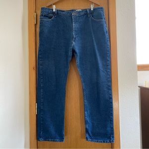 WRANGLER • 42 x 30 Regular Fit Premium Quality Blue Jeans